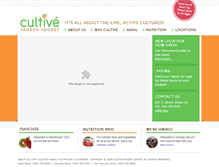 Tablet Screenshot of cultiveyogurt.com